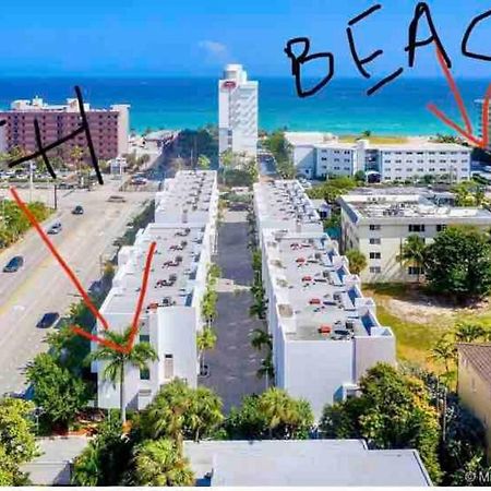 Across The Ocean Few Steps To Beach Contemporary Three Bedroom Townhouse Pompano Beach Exterior foto